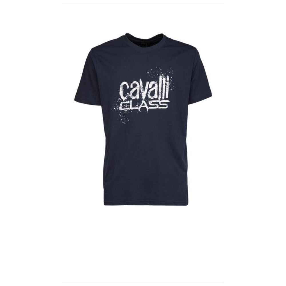 Cavalli Class  Spray Print Signature Fashion T-Shirt -